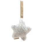 Plush Star Pacifier Holder (White)