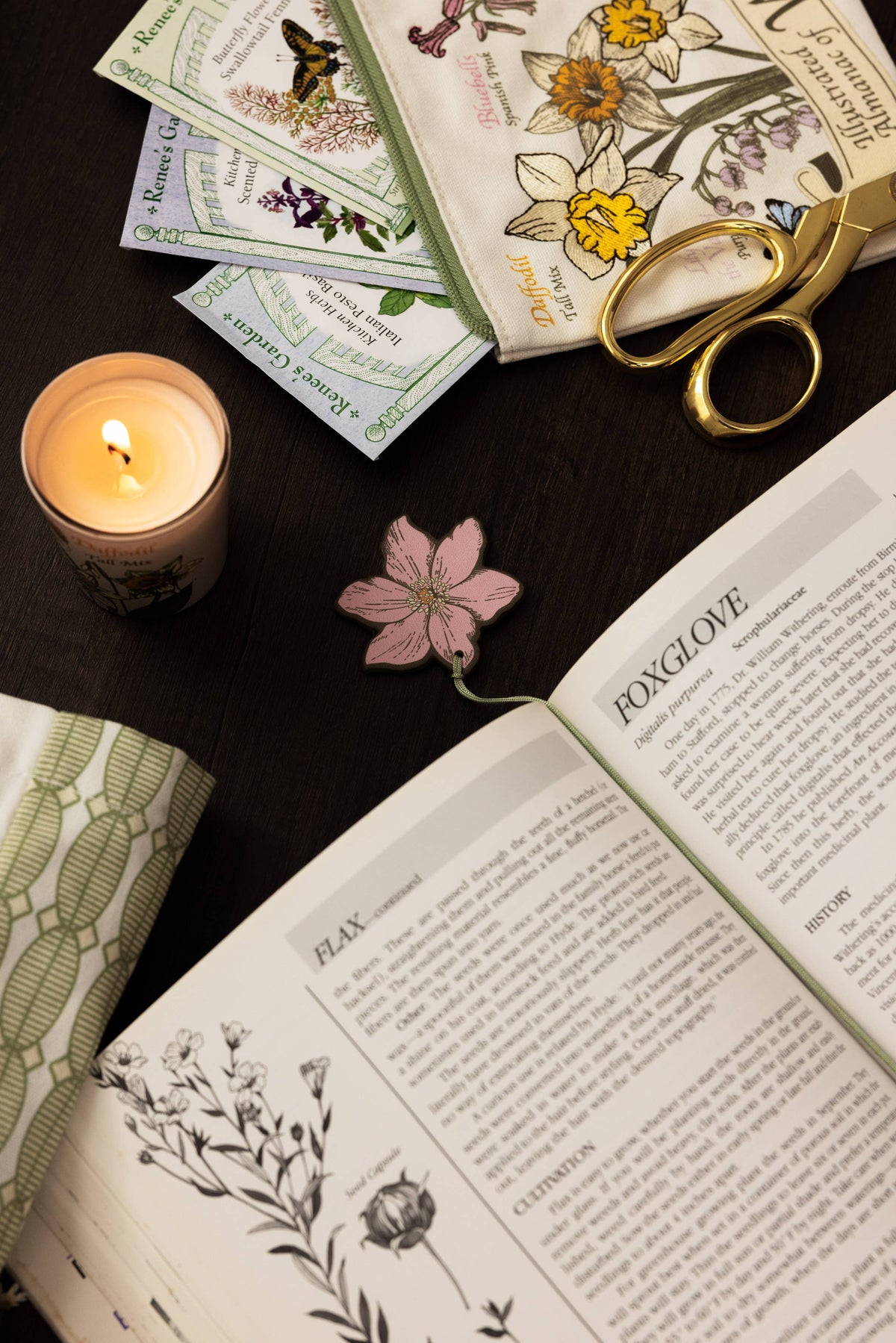 Tassel Bookmark Set, Wildflowers