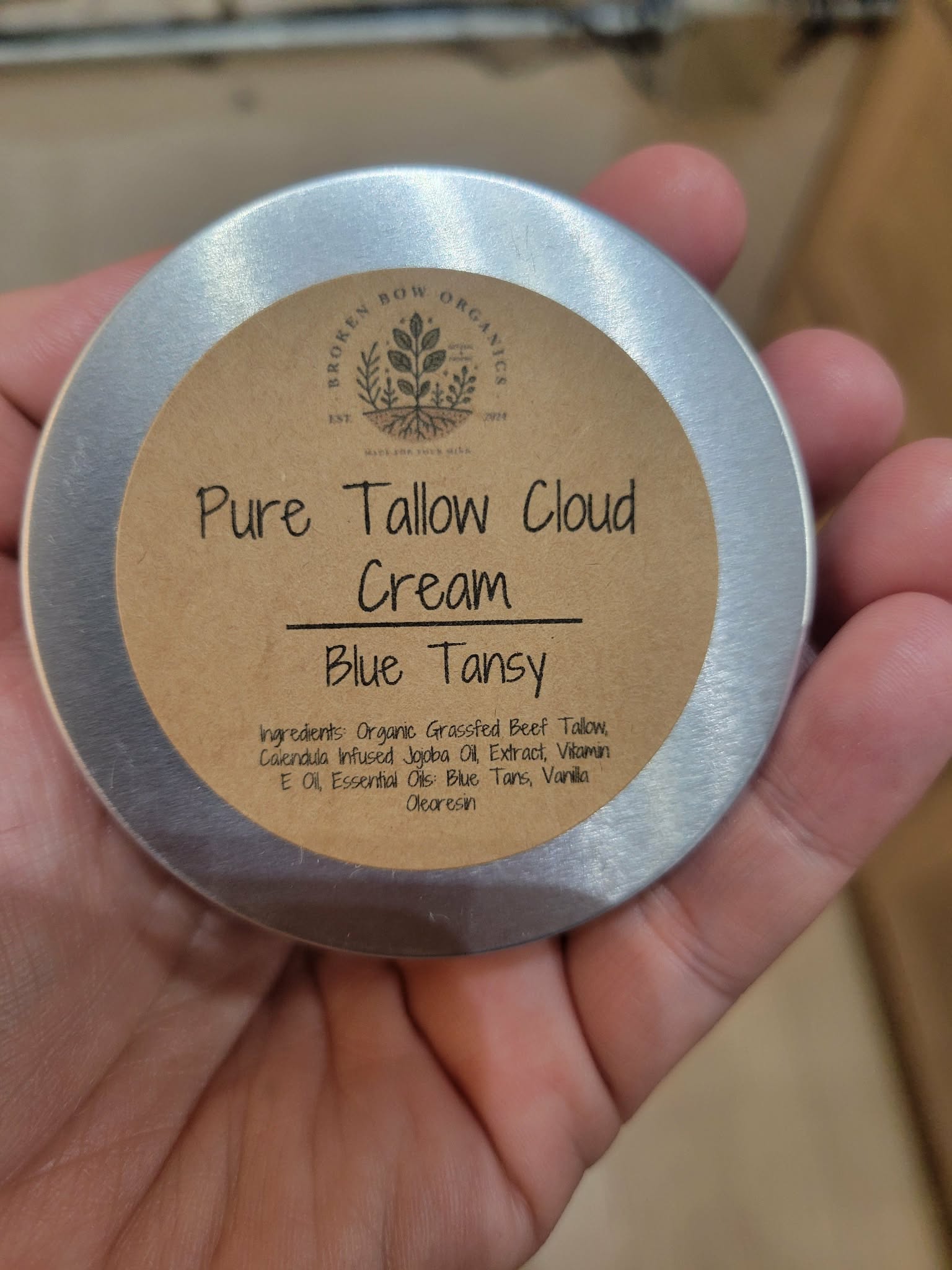 Blue Tansy Tallow Cloud Cream- 2oz