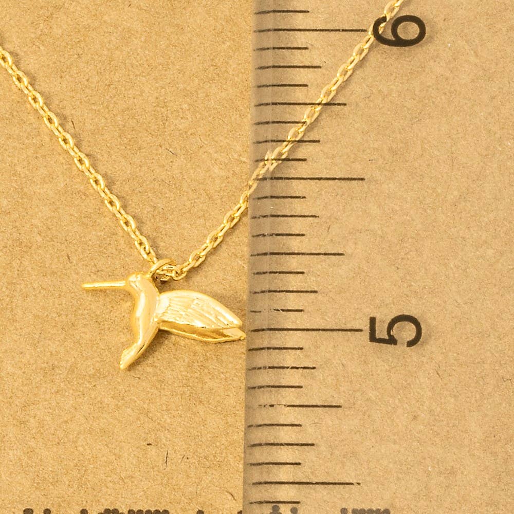 Humming Bird Pendant Necklace
