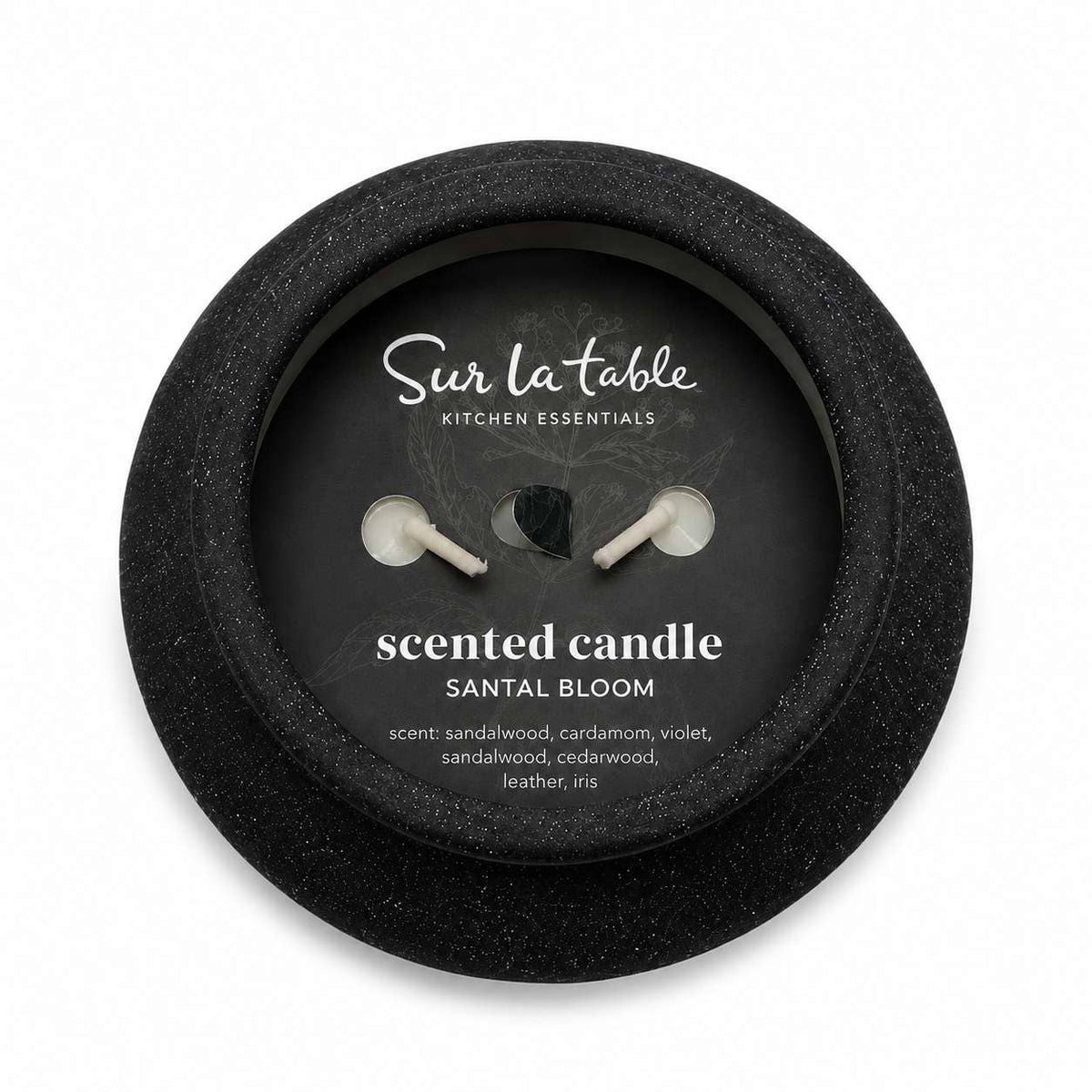 Black Sand Finish Candle – Santal Bloom