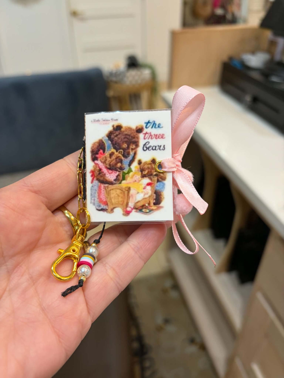 Golden Book Keychain Journal