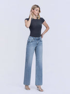 MR LIGHT SLIM WIDE JEANS