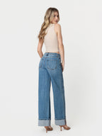 HR CUFFED BAGGY JEANS