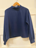 Navy LS Top