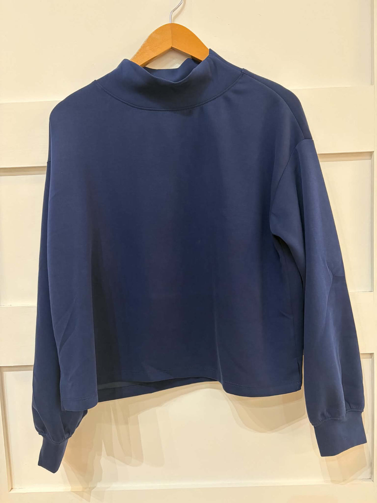 Navy LS Top