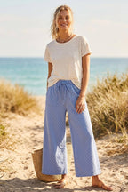 Relaxed Polka Dot Wide Leg Pants