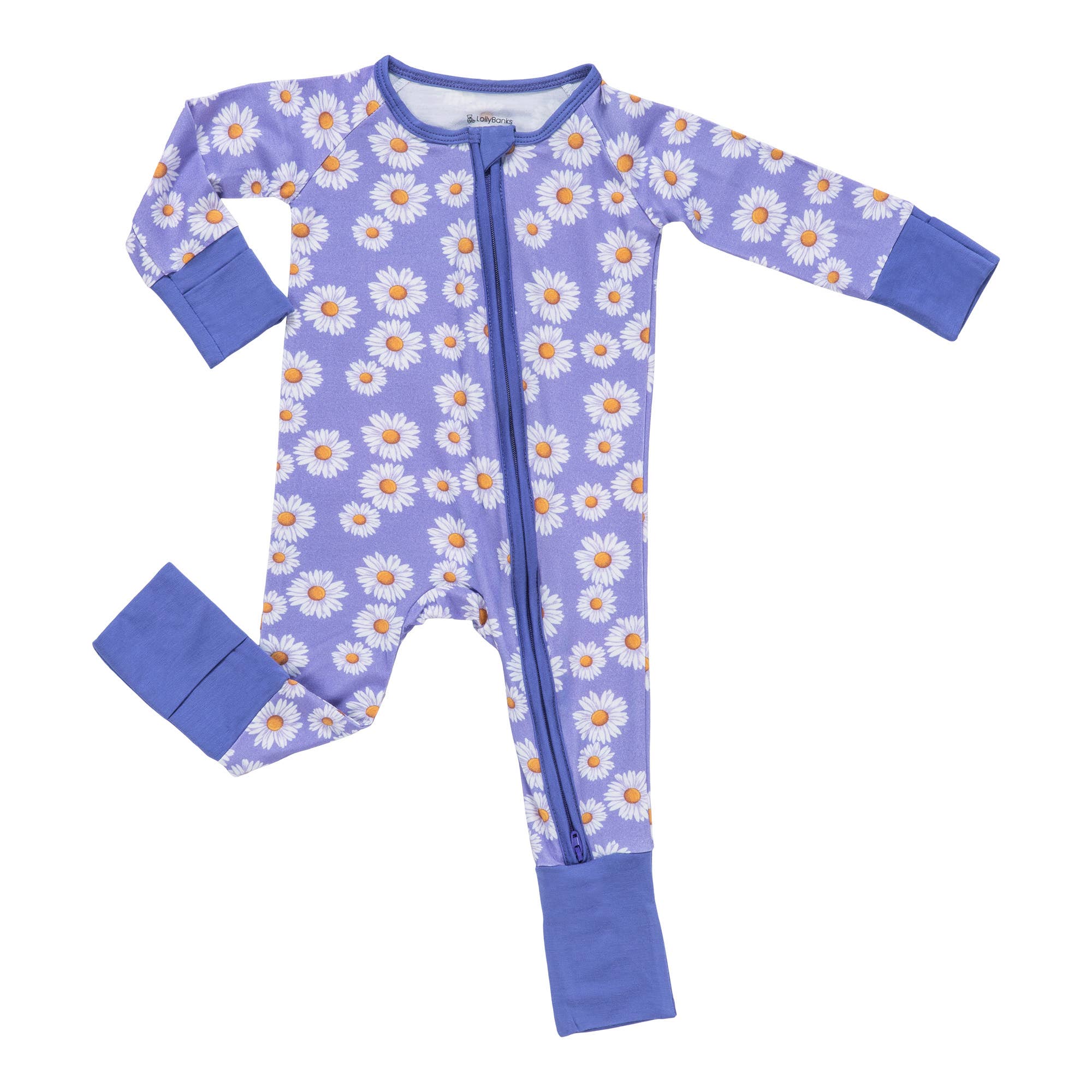 Bamboo Baby Convertible Zipper Pajama Lazy Daisy
