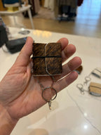 Mini Leather Keychain Journal