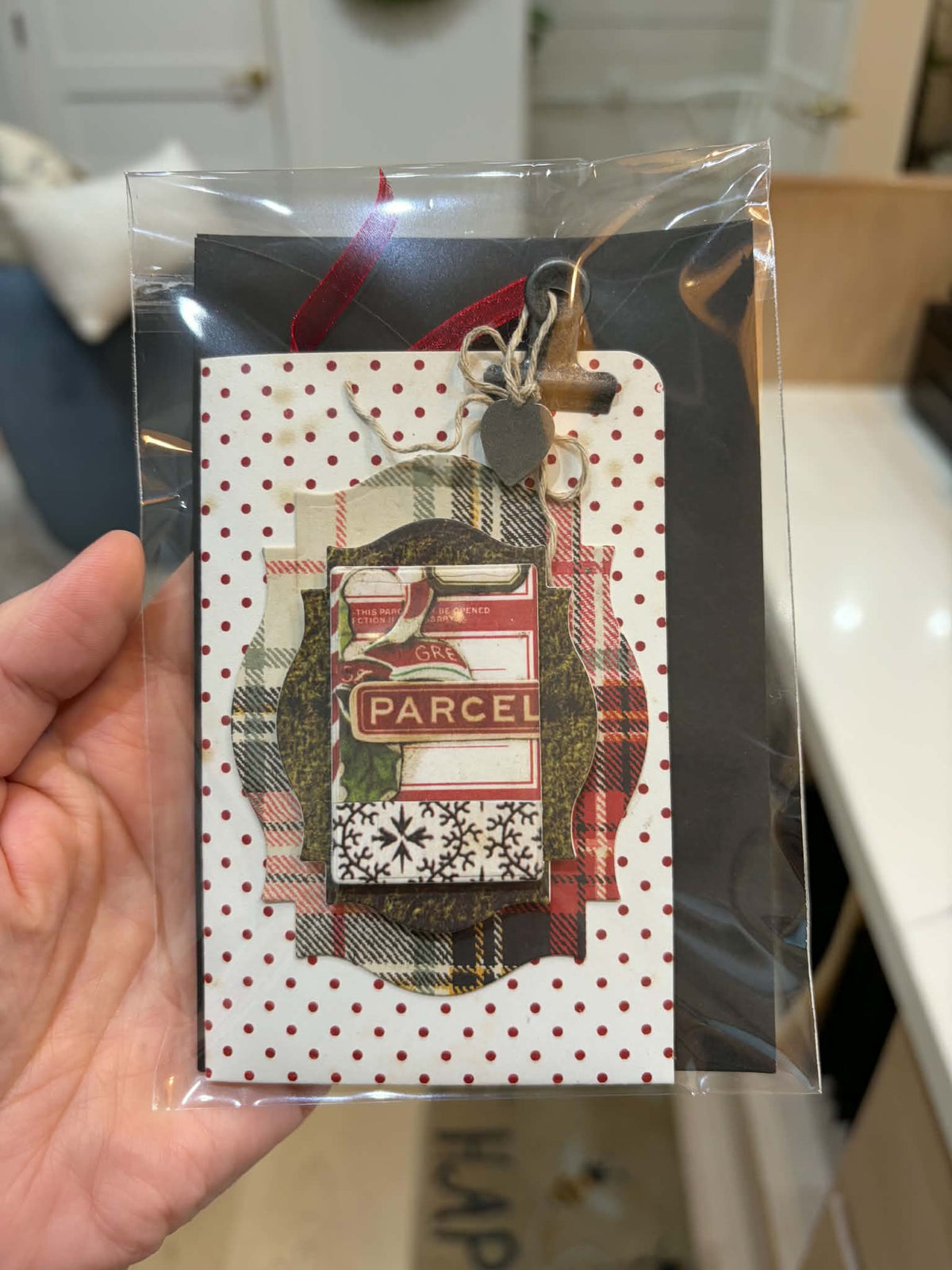 Vintage Cmas Gift Card Holder
