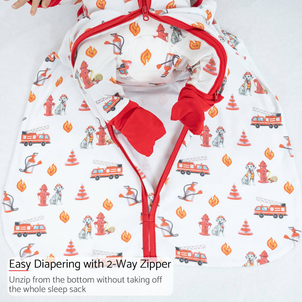 Organic Cotton Sleep Sack 0.5 TOG Firehouse Fido