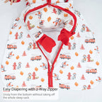 Organic Cotton Sleep Sack 0.5 TOG Firehouse Fido