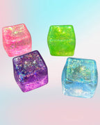 GALAXY GLITTER SLOW RISING SQUISHY CUBES