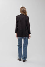 3/4 CUFF SLEEVE COLLARED BLAZER