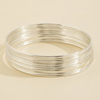 Thin Stacking Bangle Bracelet Set