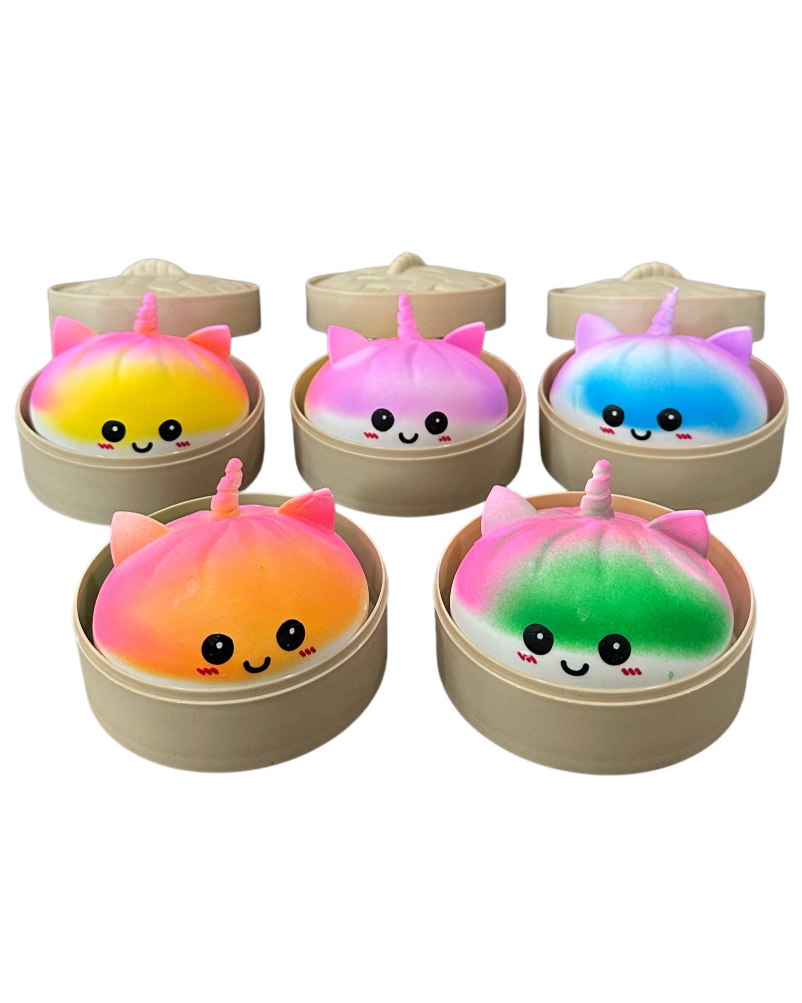 Unicorn Cat Dumpling Squishy Toy