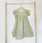 Fiona Dress with Bow-Pink