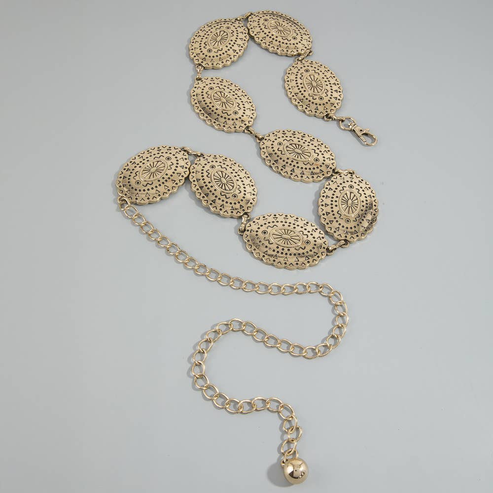 Concho Chain Belt