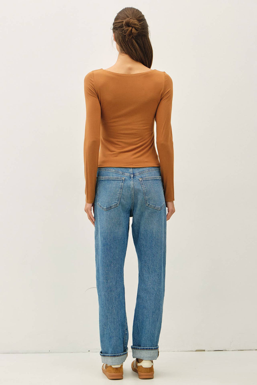 BOAT NECK LS TOP