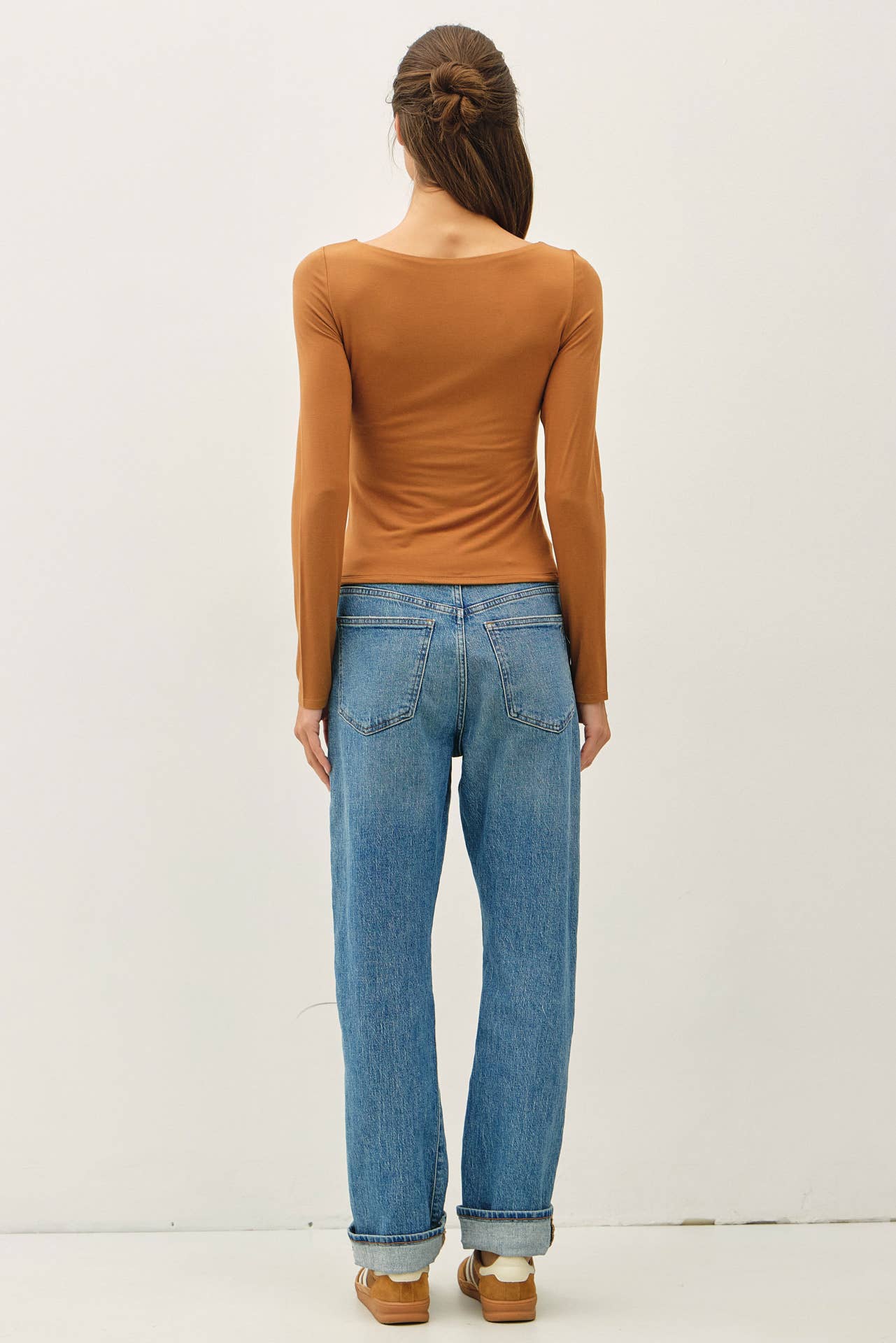 BOAT NECK LS TOP