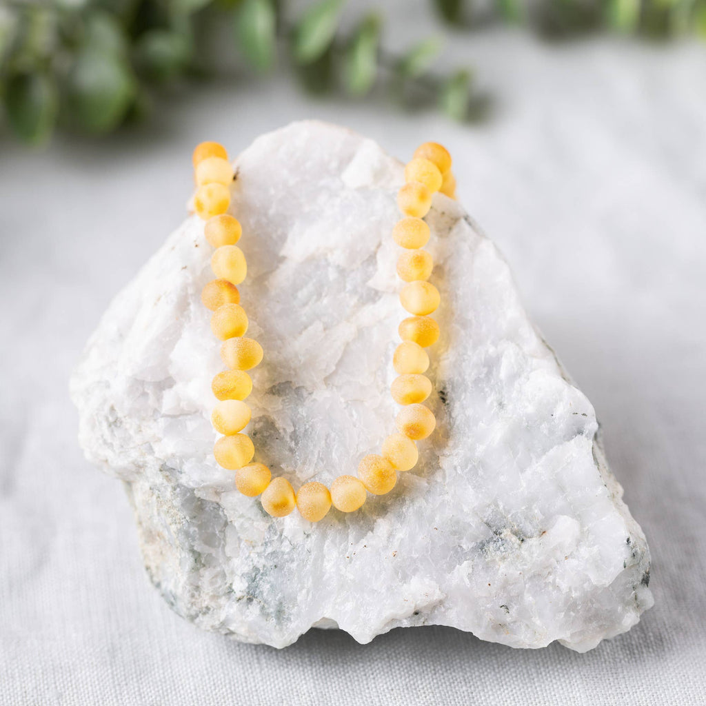 Raw Honey Baltic Amber Necklace