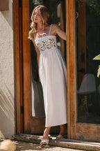 FLORAL EMBROIDERED DRESS
