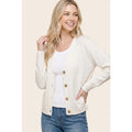 V-Neck Sweater Cardigan