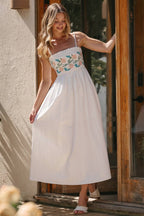 FLORAL EMBROIDERED DRESS