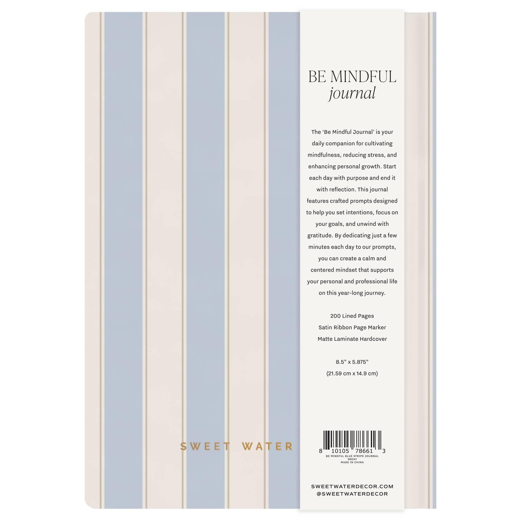 Be Mindful Prompted Journal - Home Decor & Gifts