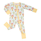 Bamboo Baby Convertible Zipper Pajama Hot Air Balloon