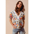 FLORAL BABY DOLL TOP