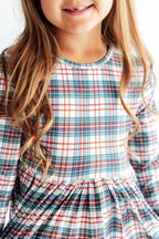 Christmas Plaid Twirl Dress