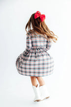 Christmas Plaid Twirl Dress