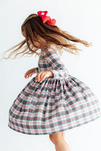 Christmas Plaid Twirl Dress