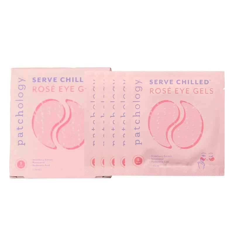 Serve Chilled Rose' Eye Gels- 5 pack/box