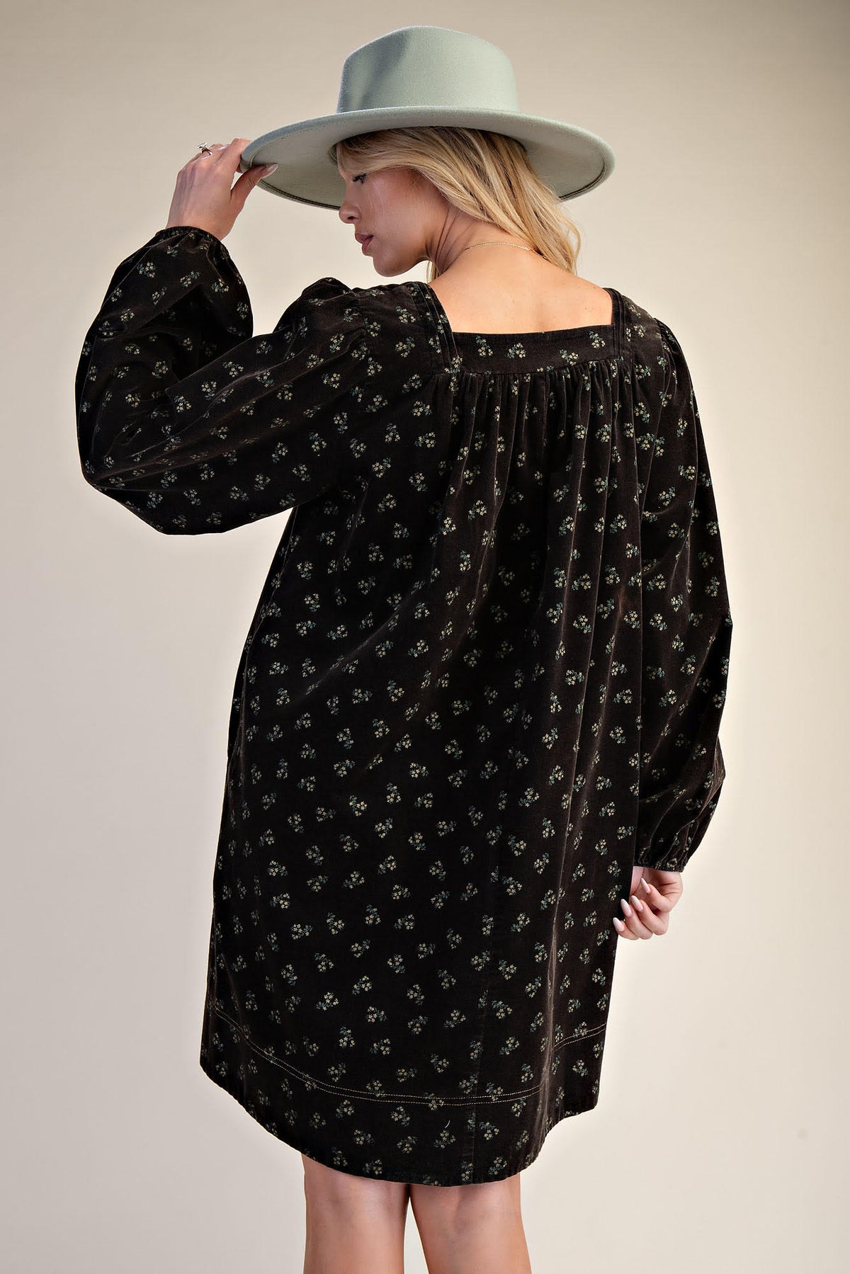 Black Floral Dress